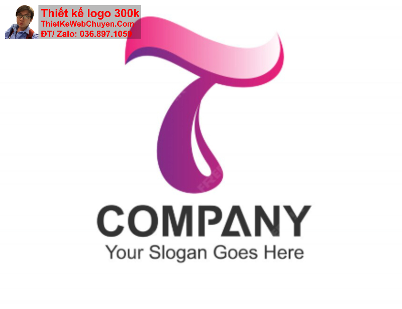 Thiết kế logo chữ T cách điệu Thiết kế logo chữ T cách điệu