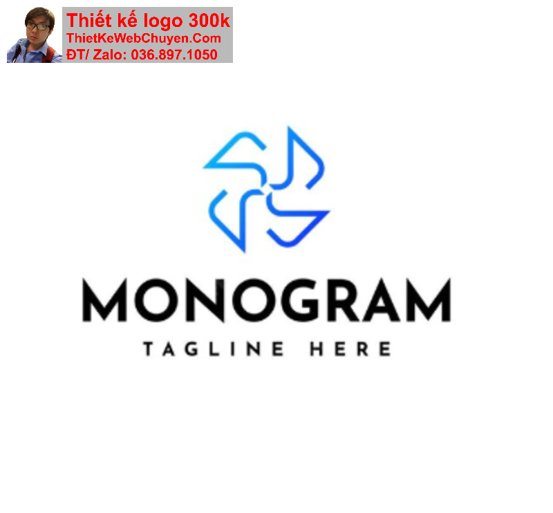 Thiết kế logo chữ X cách điệu