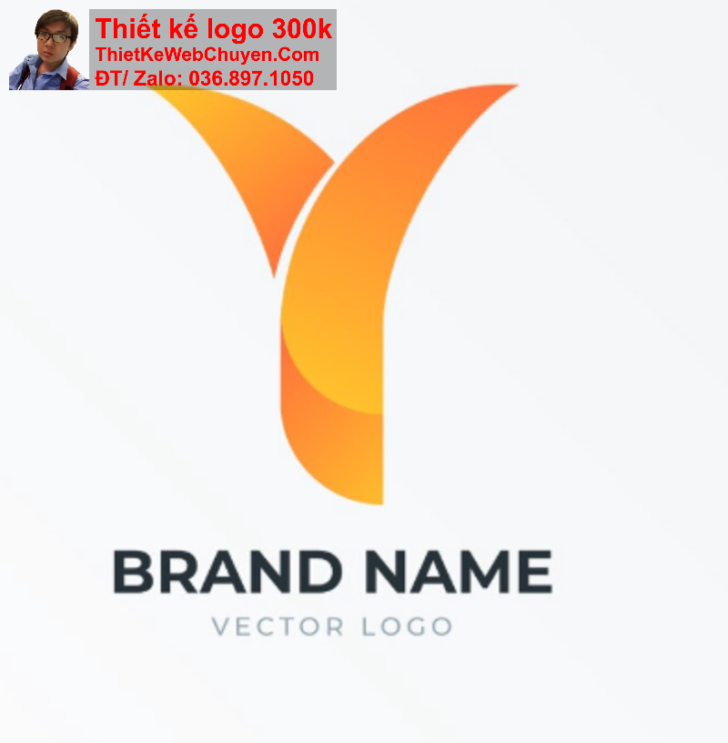 Thiết kế logo chữ Y cách điệu 