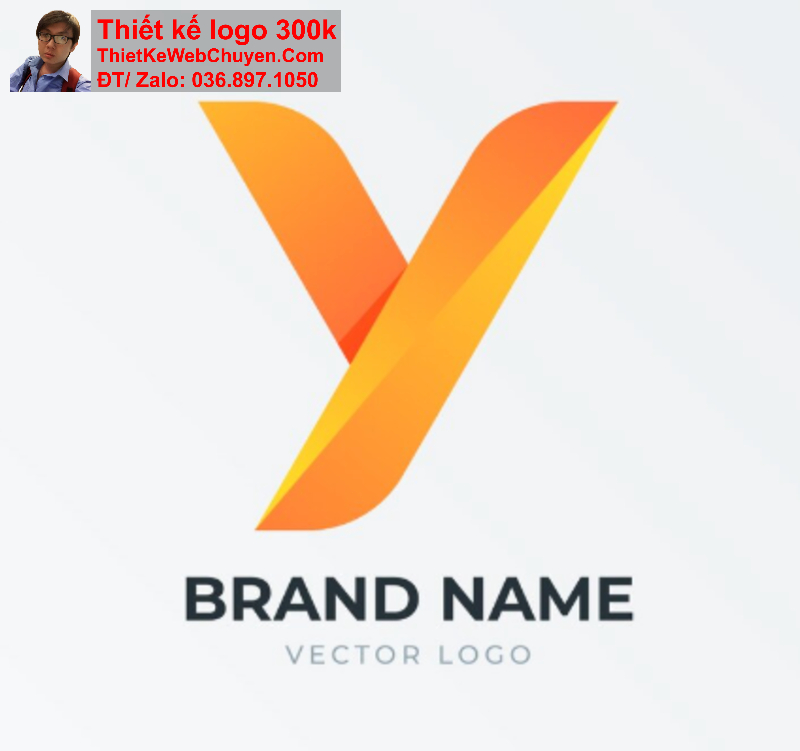 Thiết kế logo chữ Y cách điệu 
