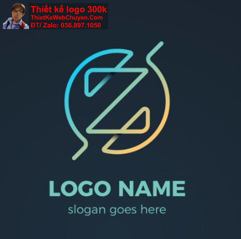 Thiết kế logo chữ Z cách điệu 