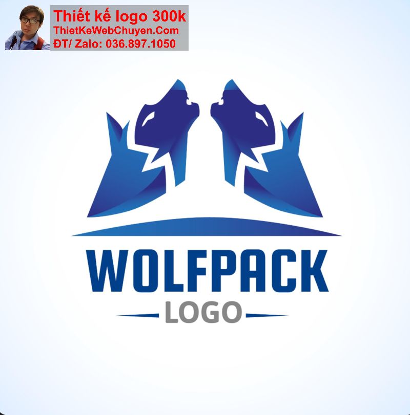 Logo Con Chó Sói Đẹp Logo Con Chó Sói Đẹp