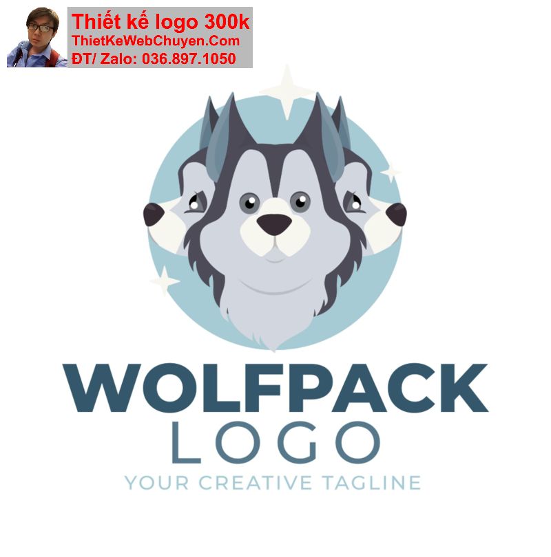 Logo Con Chó Sói Đẹp Logo Con Chó Sói Đẹp