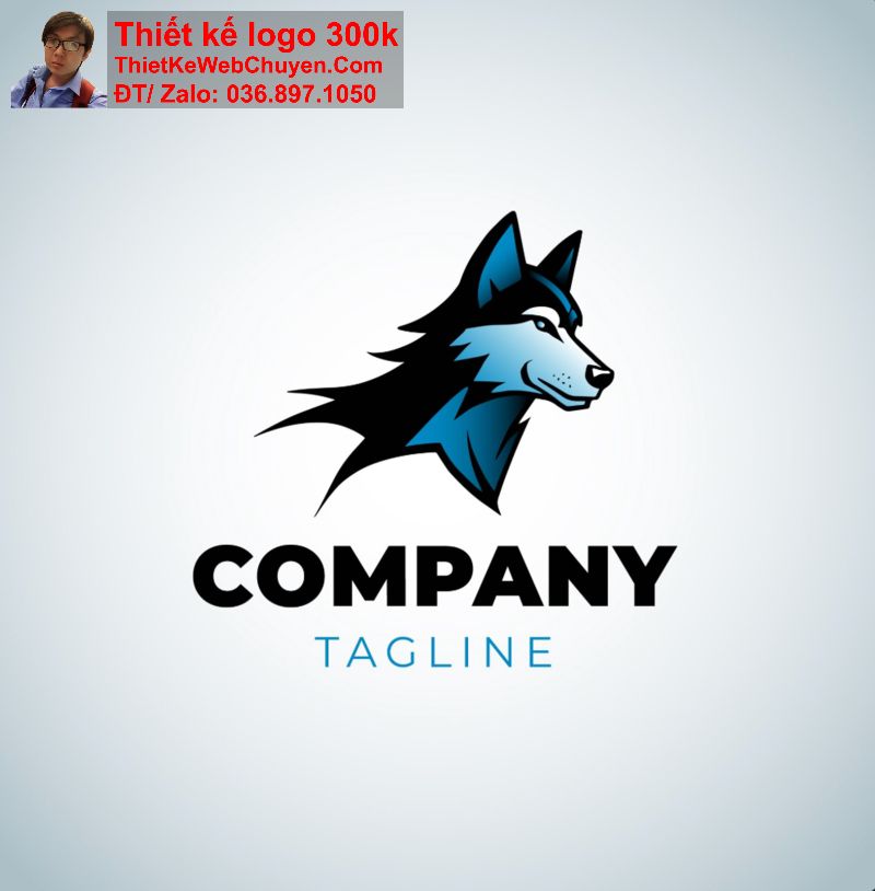 Logo Con Chó Sói Đẹp Logo Con Chó Sói Đẹp