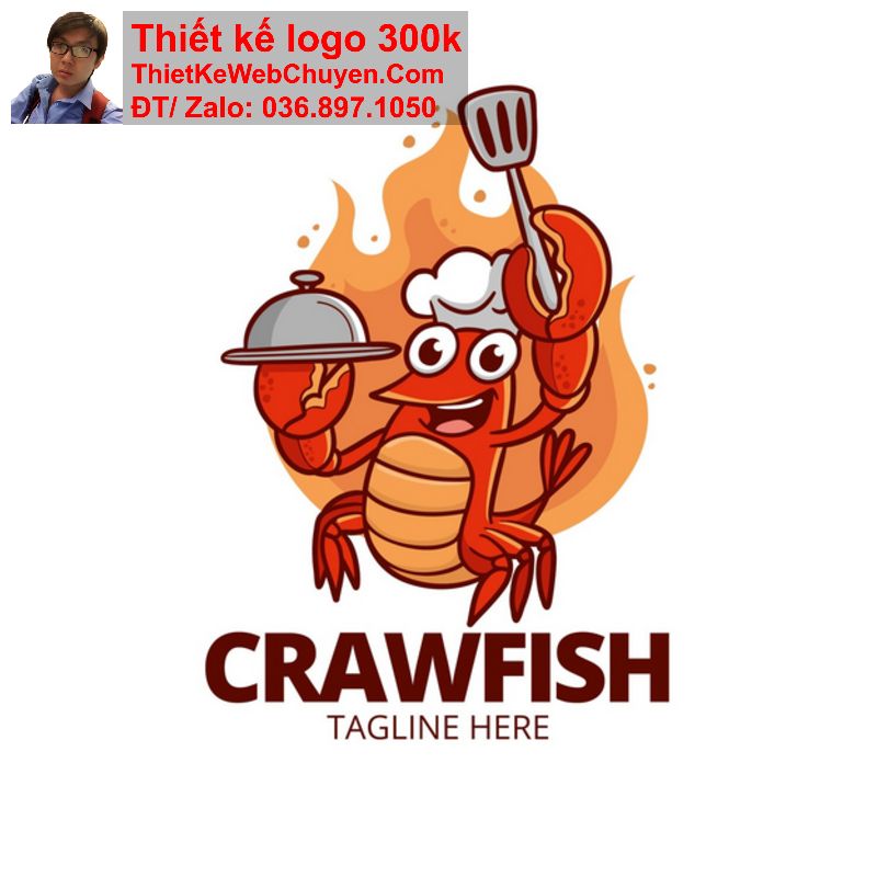 Logo Con Tôm Logo Con Tôm