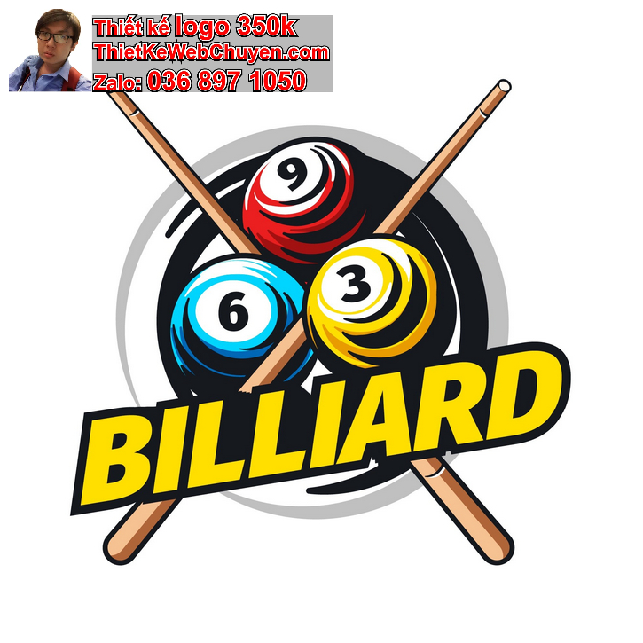Thiết Kế Logo Quán Bida Billiard