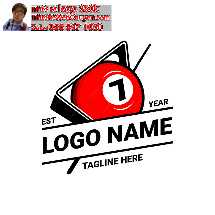 Thiết Kế Logo Quán Bida Billiard
