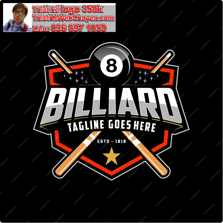 Thiết Kế Logo Quán Bida Billiard
