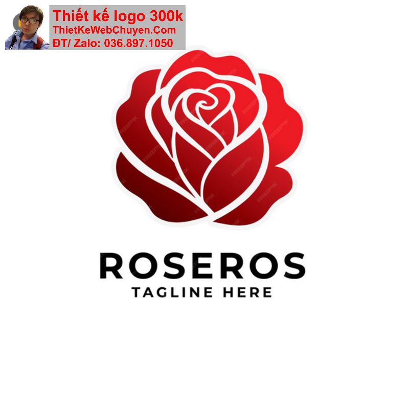 logo hoa hồng logo hoa hồng