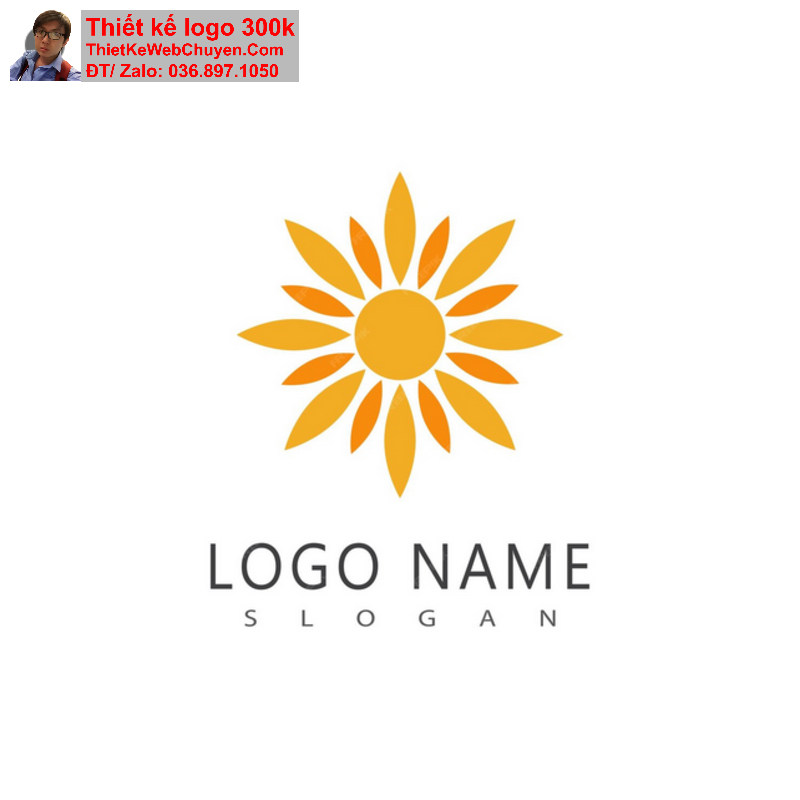 Logo Hoa Hướng Dương Logo Hoa Hướng Dương