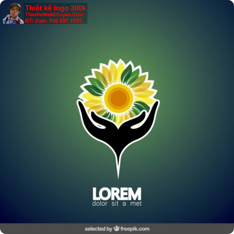 Logo Hoa Hướng Dương Logo Hoa Hướng Dương