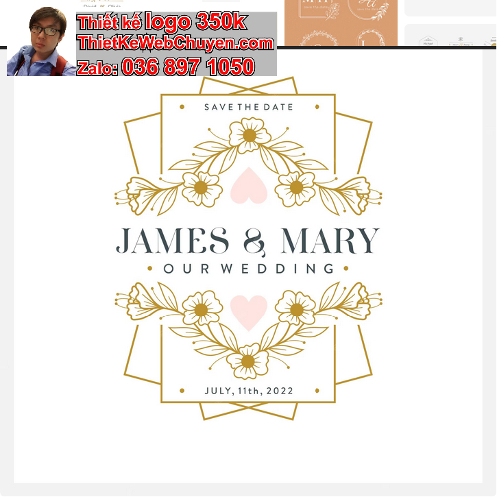 Thiết Kế Logo Đám Cưới