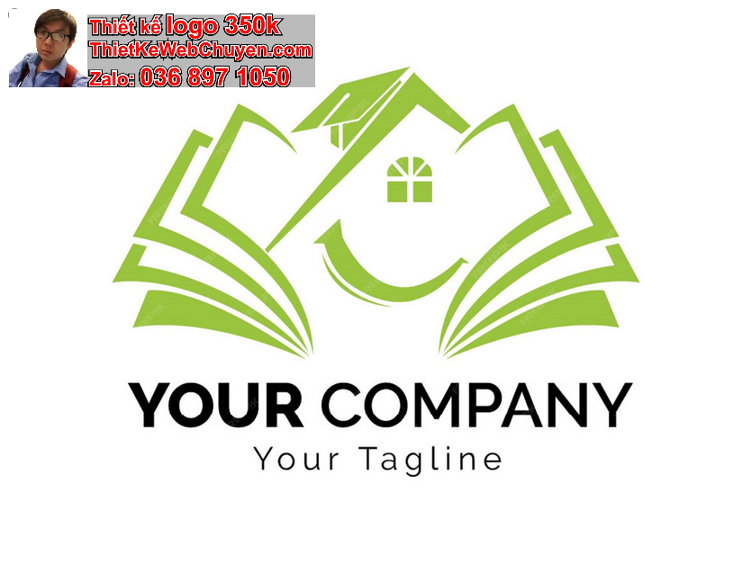 Thiết kế logo nhà sách