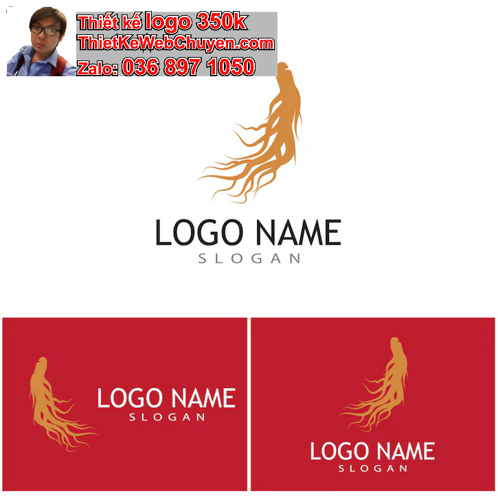 Thiết Kế Logo Nhân Sâm