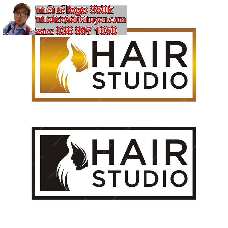 Thiết Kế Logo Salon Tóc