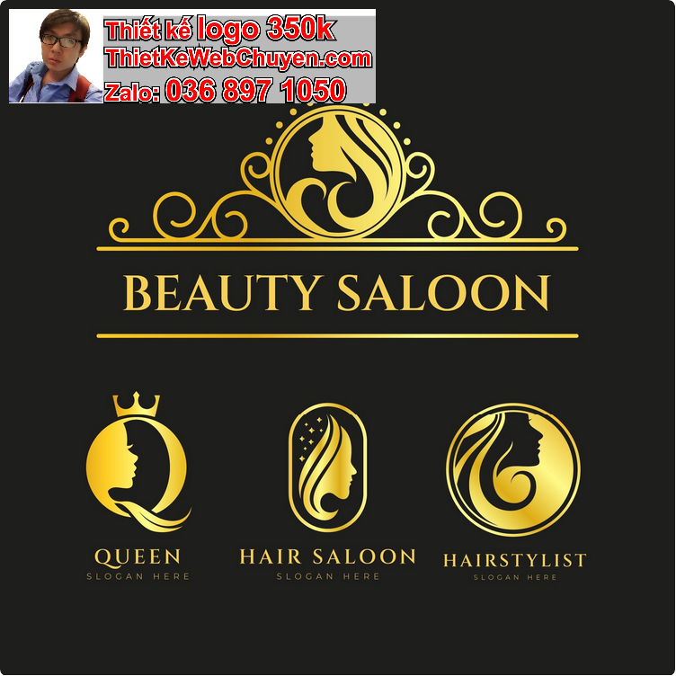 Thiết Kế Logo Salon Tóc