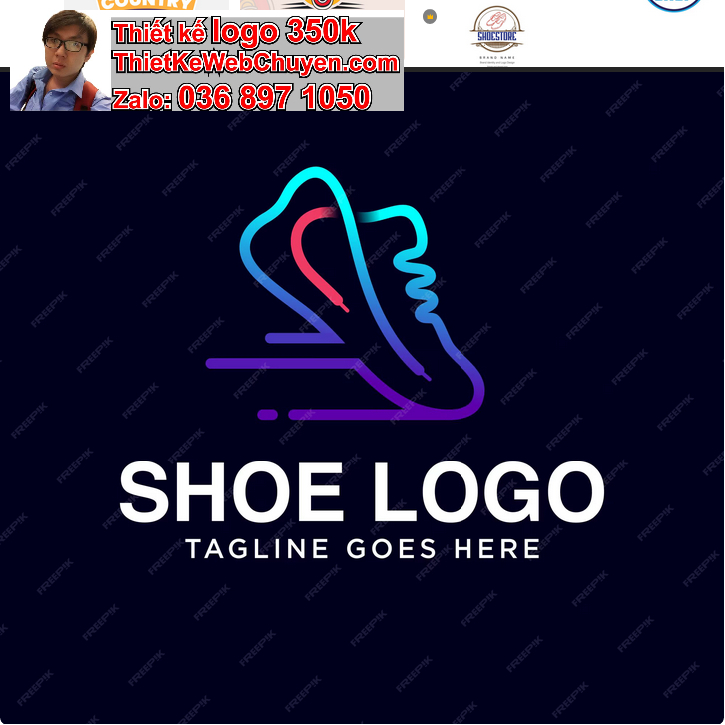 Thiết Kế Logo Shop Giày