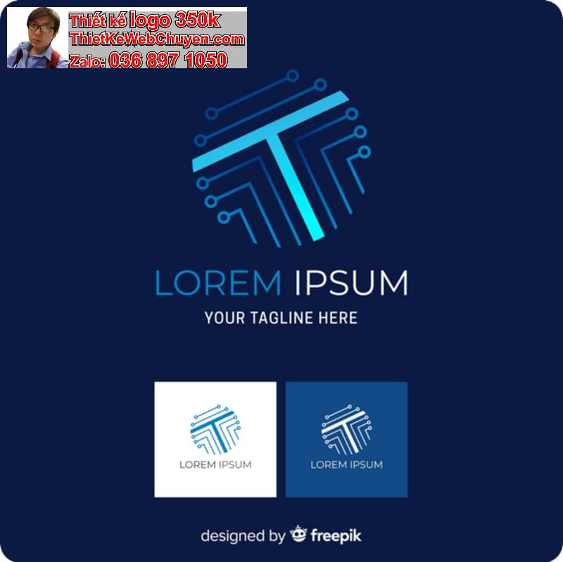 Thiết kế logo tên Tấn