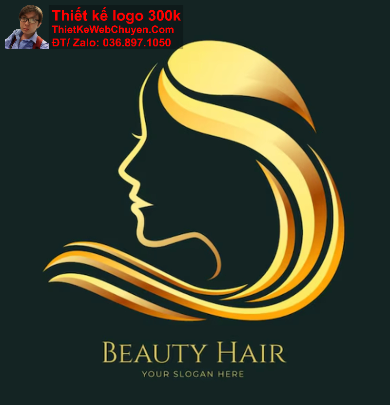 Thiết Kế Logo Tóc Nữ Thiết Kế Logo Tóc Nữ