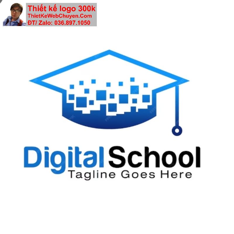 Thiết kế logo bán khóa học trực tuyến Thiết kế logo bán khóa học trực tuyến