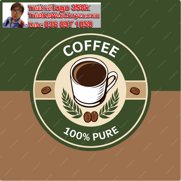 Thiết kế logo cafe cà phê coffee