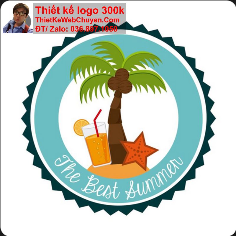 Thiết kế logo cây trái dừa Thiết kế logo cây trái dừa