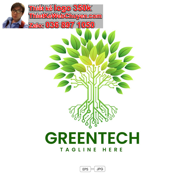 Thiết kế logo cây xanh
