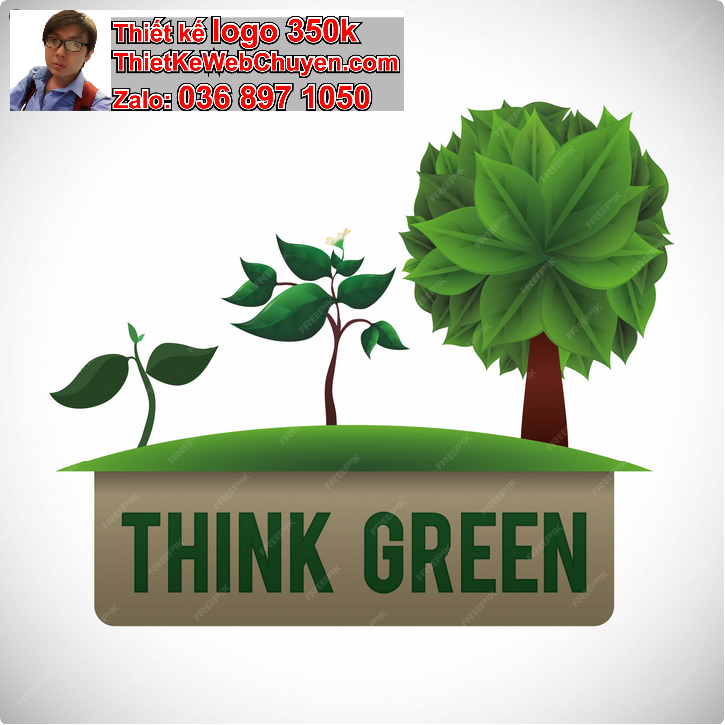 Thiết kế logo cây xanh