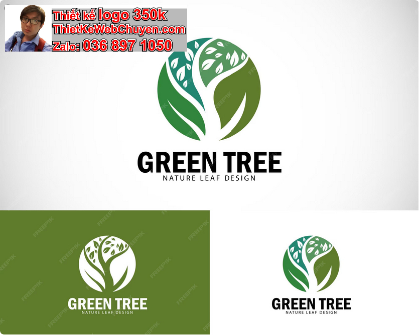 Thiết kế logo cây xanh