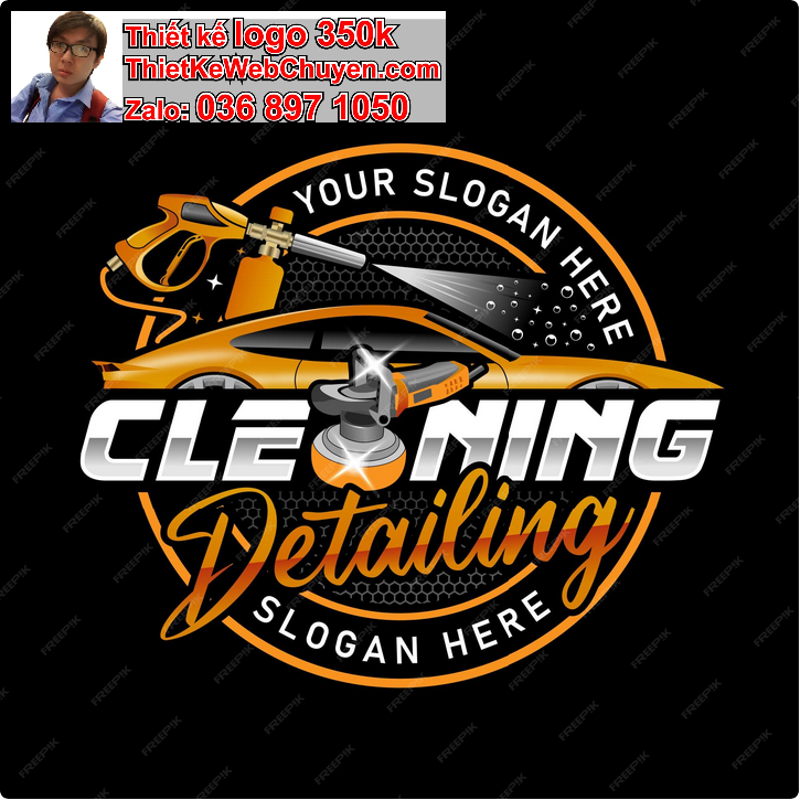 Thiết kế logo chăm sóc xe detailing