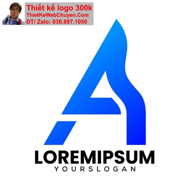 Thiết kế logo chữ A cách điệu Thiết kế logo chữ A cách điệu