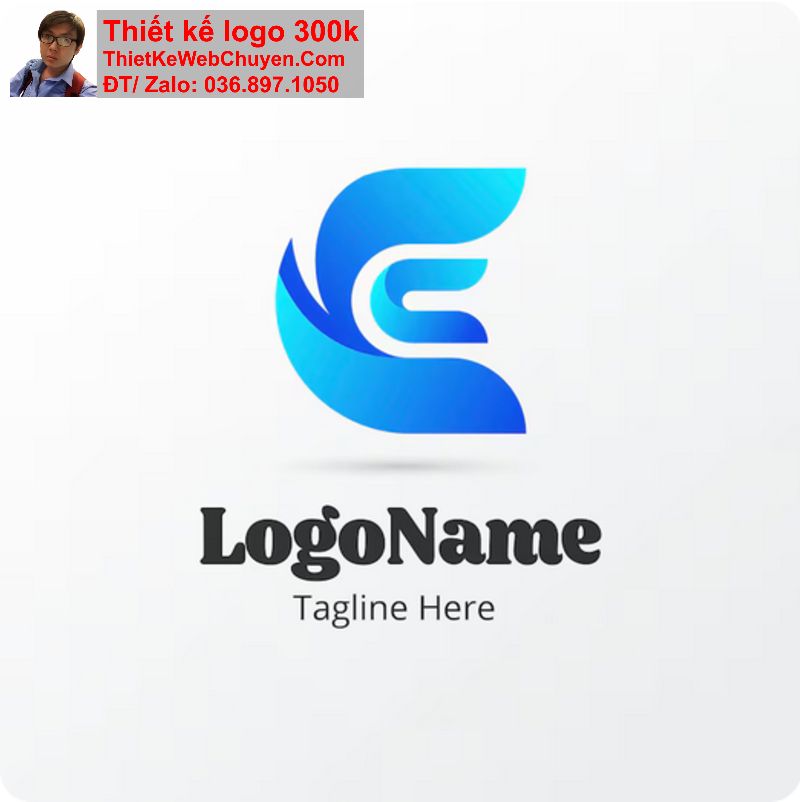 Thiết kế logo chữ E cách điệu Thiết kế logo chữ E cách điệu