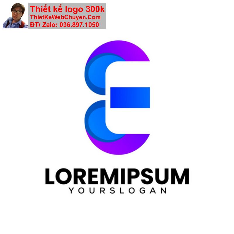 Thiết kế logo chữ E cách điệu Thiết kế logo chữ E cách điệu
