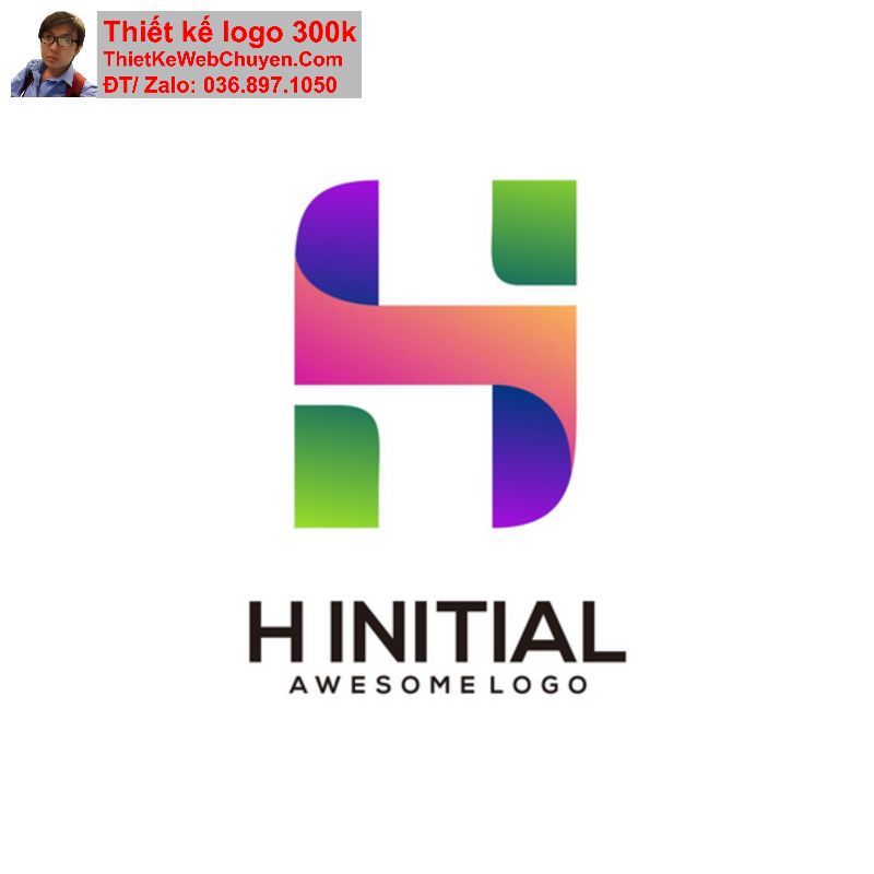 Thiết kế logo chữ H cách điệu Thiết kế logo chữ H cách điệu