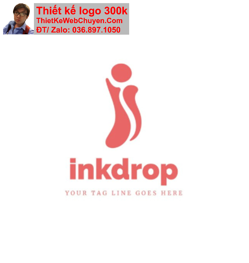 thiết kế logo chữ I cách điệu