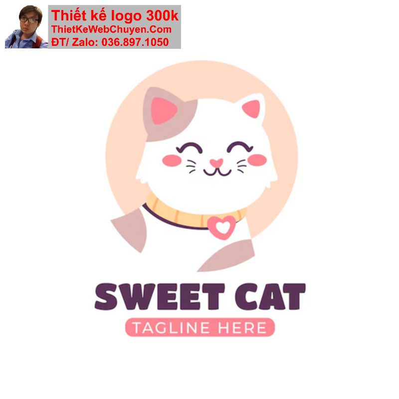 Thiết kế logo con mèo Thiết kế logo con mèo