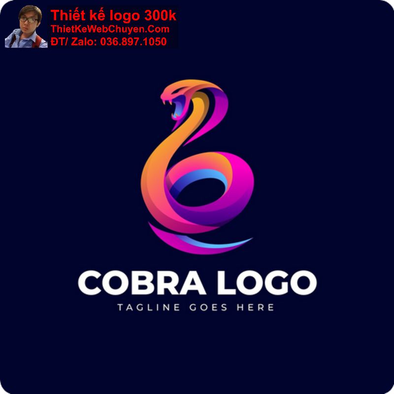 Thiết kế logo con rắn Thiết kế logo con rắn