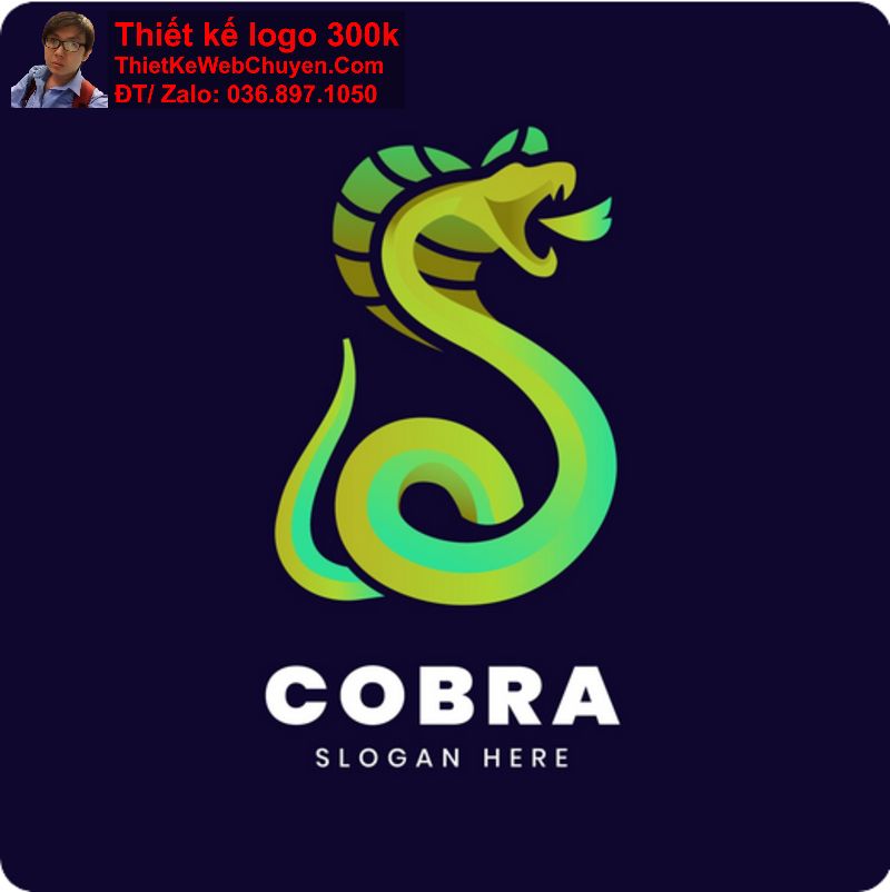Thiết kế logo con rắn Thiết kế logo con rắn