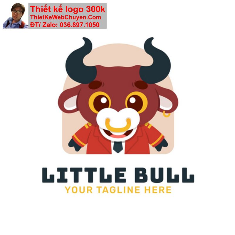 Thiết kế logo con trâu Thiết kế logo con trâu