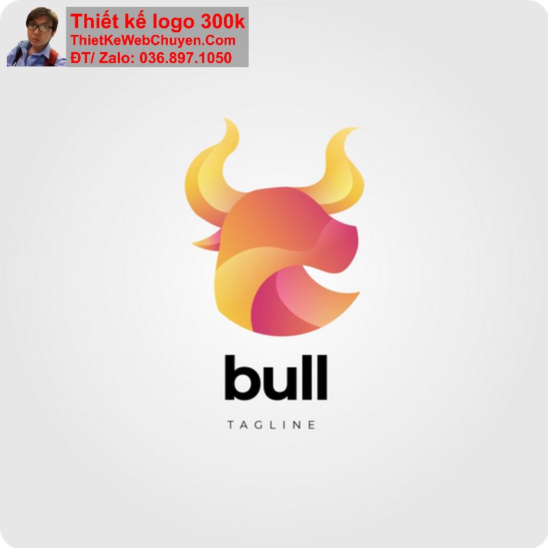 Thiết kế logo con trâu Thiết kế logo con trâu