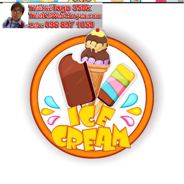 Thiết kế logo công ty kem 