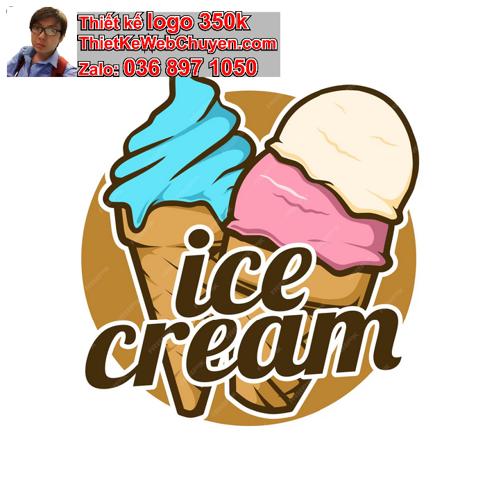 Thiết kế logo công ty kem 