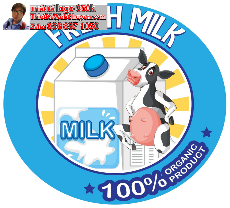 Thiết kế logo công ty sữa bột