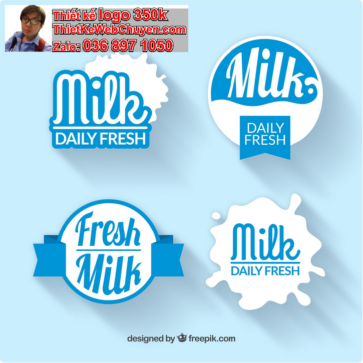 Thiết kế logo công ty sữa bột