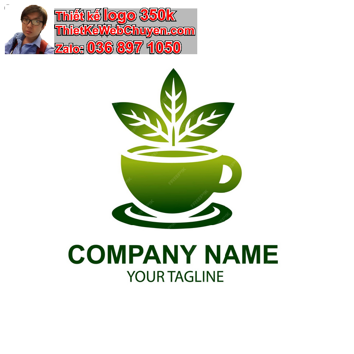 Thiết kế logo công ty trà xanh