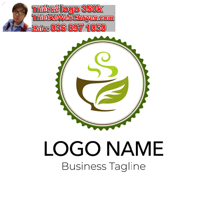 Thiết kế logo công ty trà xanh