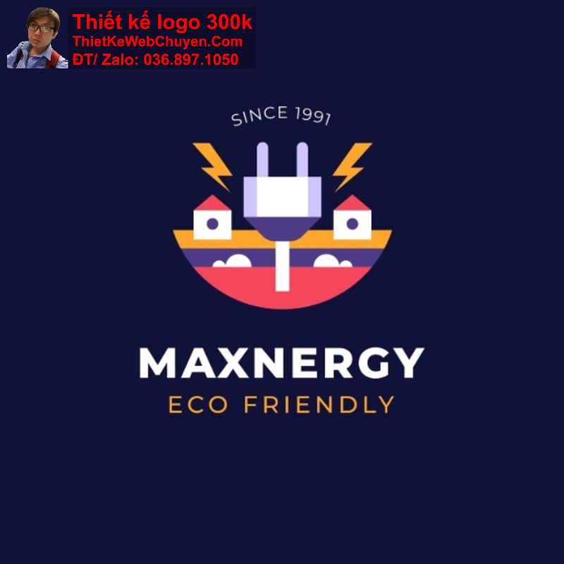 Thiết kế logo cửa hàng điện máy Thiết kế logo cửa hàng điện máy