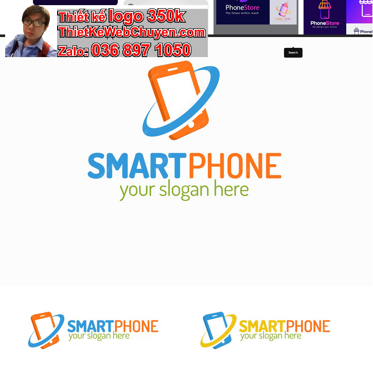 Thiết kế logo cửa hàng điện thoại