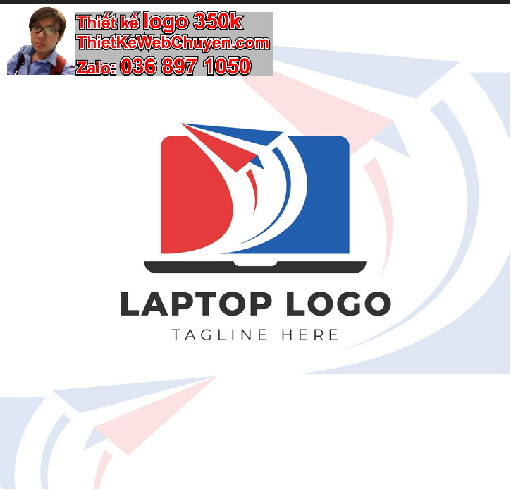 Thiết kế logo cửa hàng laptop máy tính