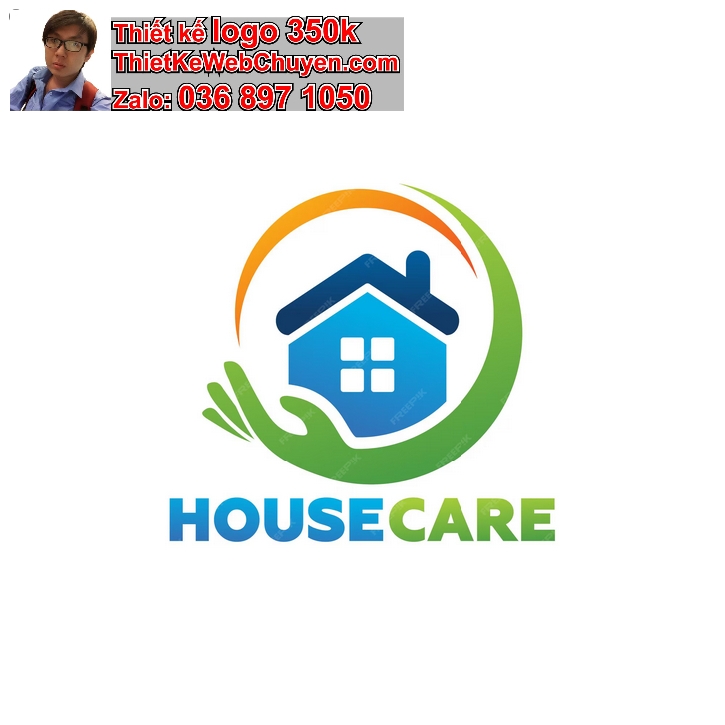 Thiết kế logo dịch vụ chăm sóc sức khỏe tại nhà